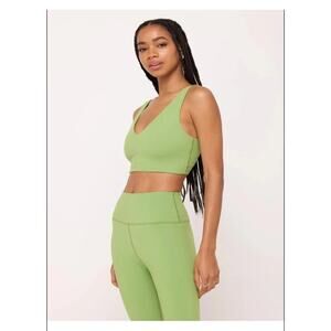 Spiritual Gangster Harlow Crop Tank in Cactus Size: S